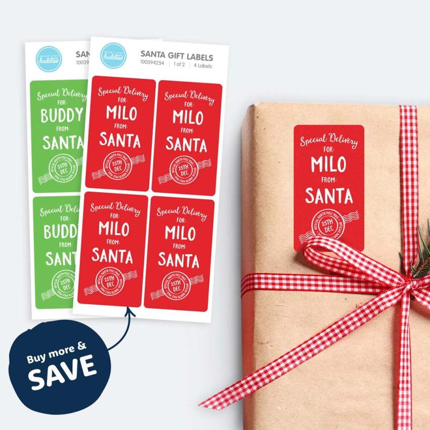 Santa Labels For Pets gallery image №4