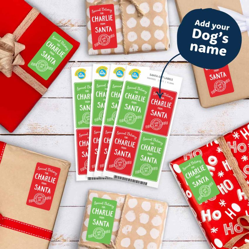 Santa Labels For Pets gallery image №2