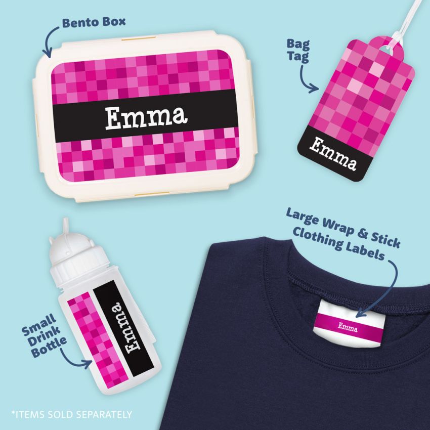 Large Wrap & Stick Clothing Name Labels product preview image