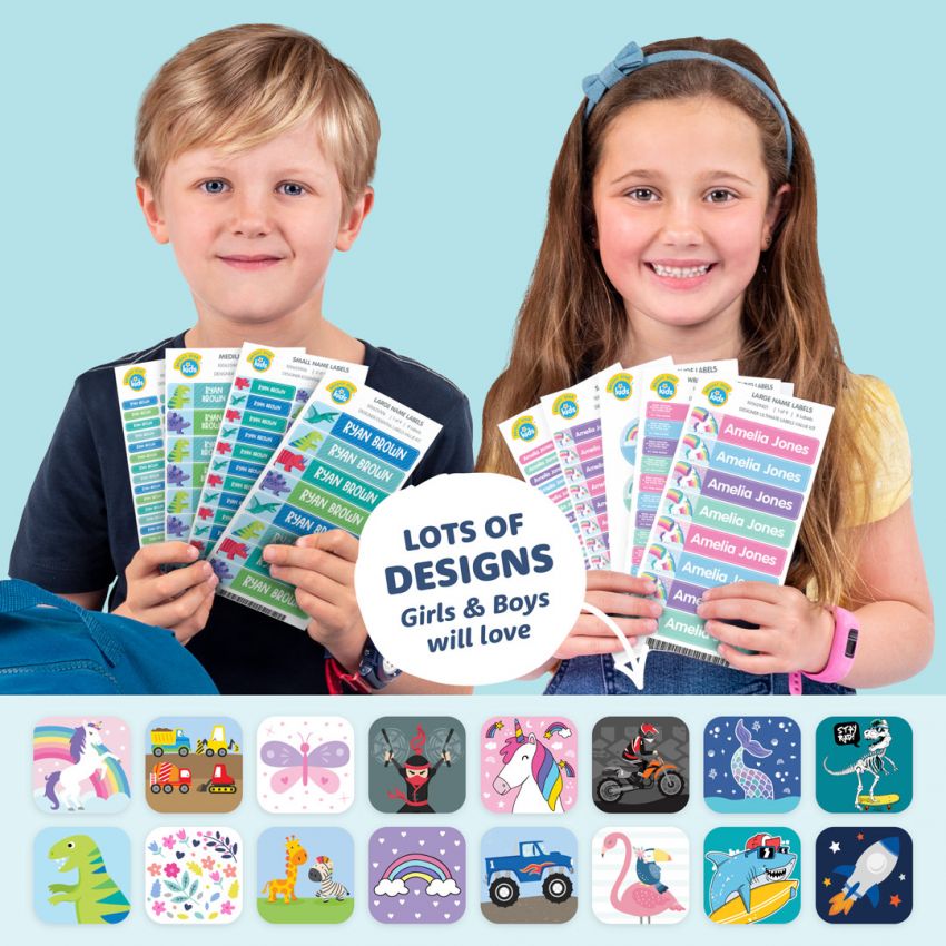Designer Preschool & Kindy Name Labels Value Kit gallery image №1