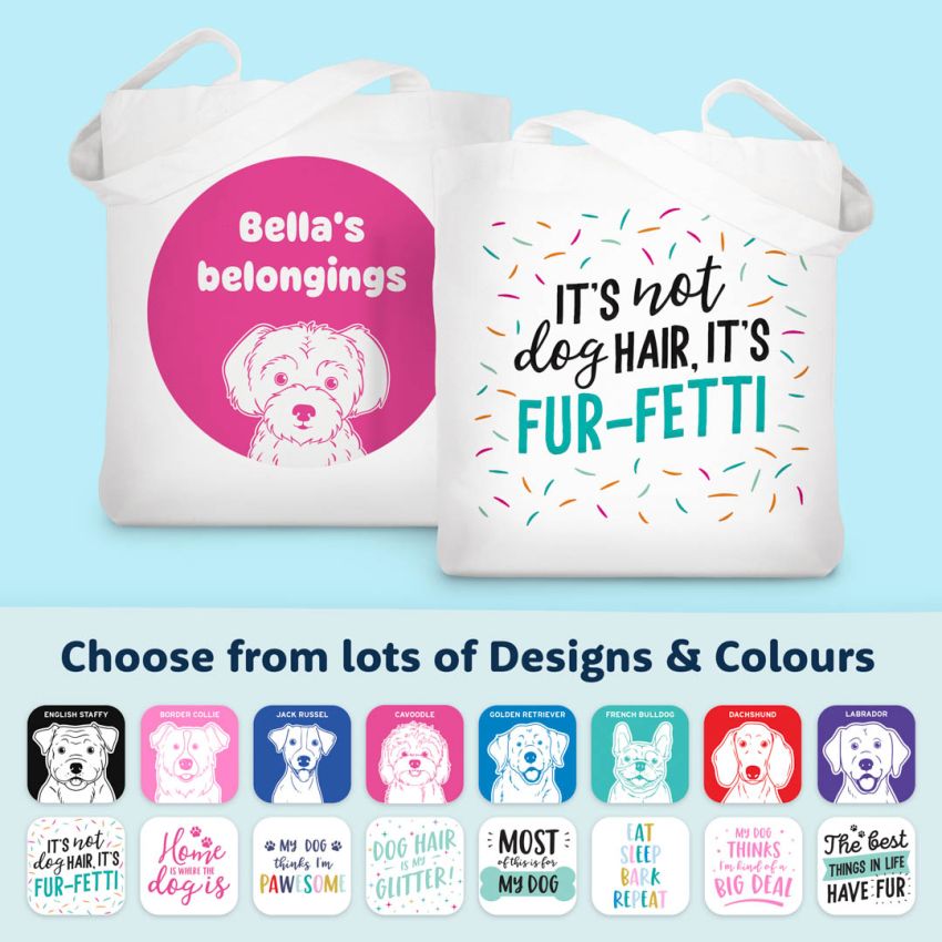 Dog Tote Bags product preview image