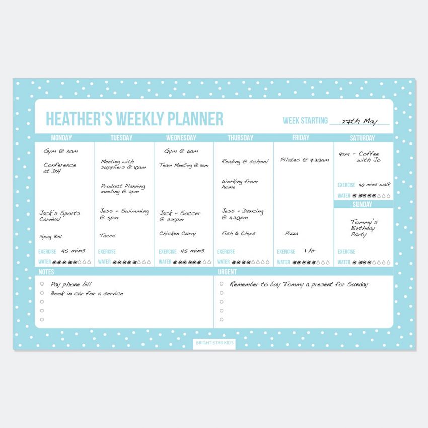 Weekly Planner Notepads gallery image №2
