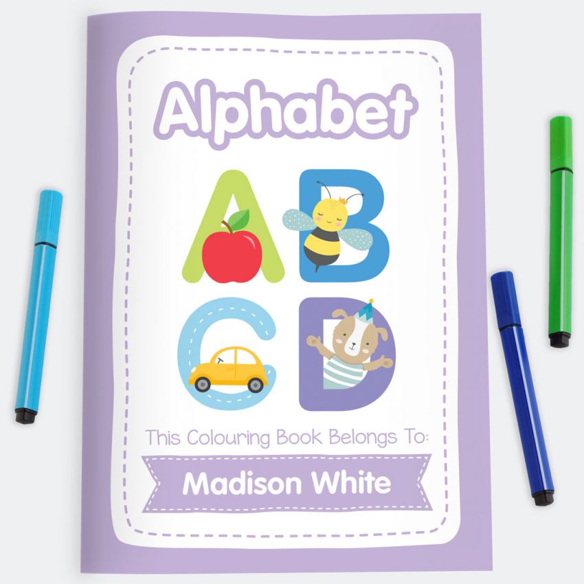 Alphabet Personalised Colouring Book gallery image №2