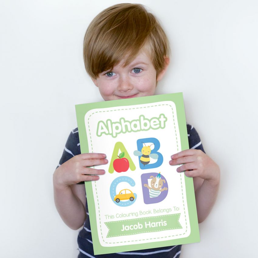 Alphabet Personalised Colouring Book gallery image №4