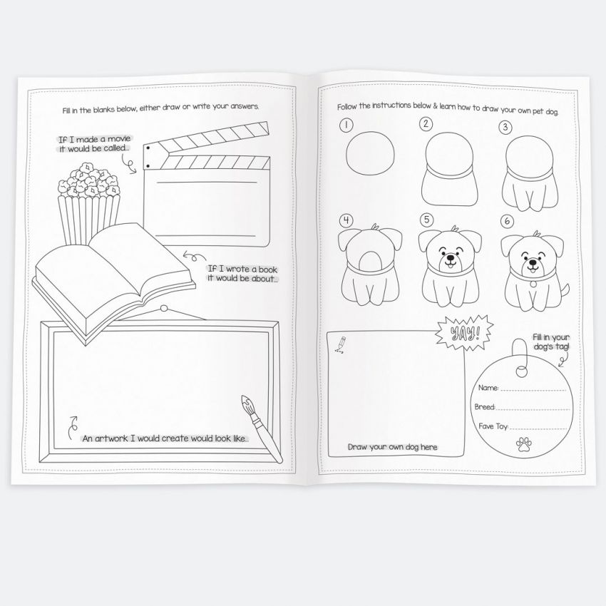 All About Me Activity Book product preview image