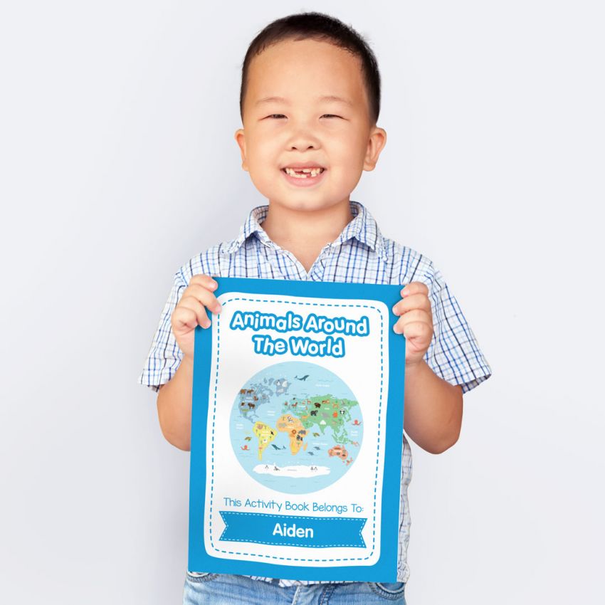 Animals For Kids Activity Book product preview image
