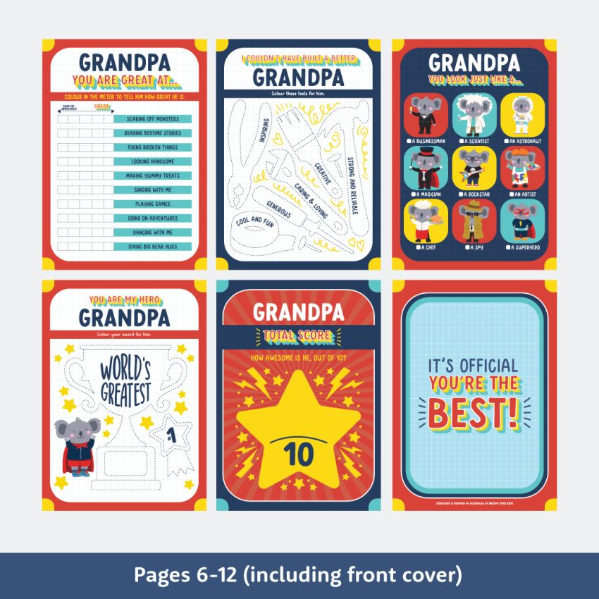 Best Dad Activity Booklet product preview image