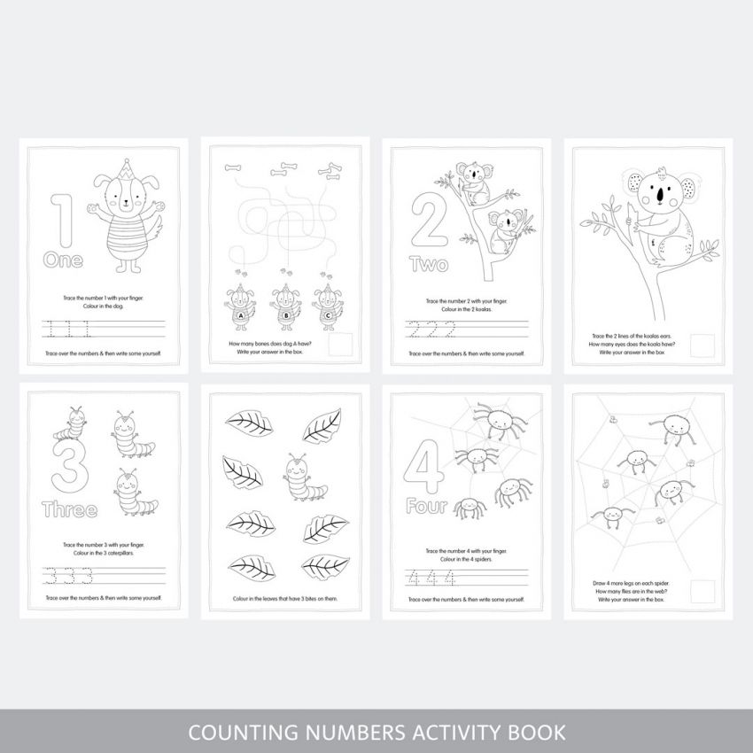 ABC & Numbers Activity Book Pack product preview image