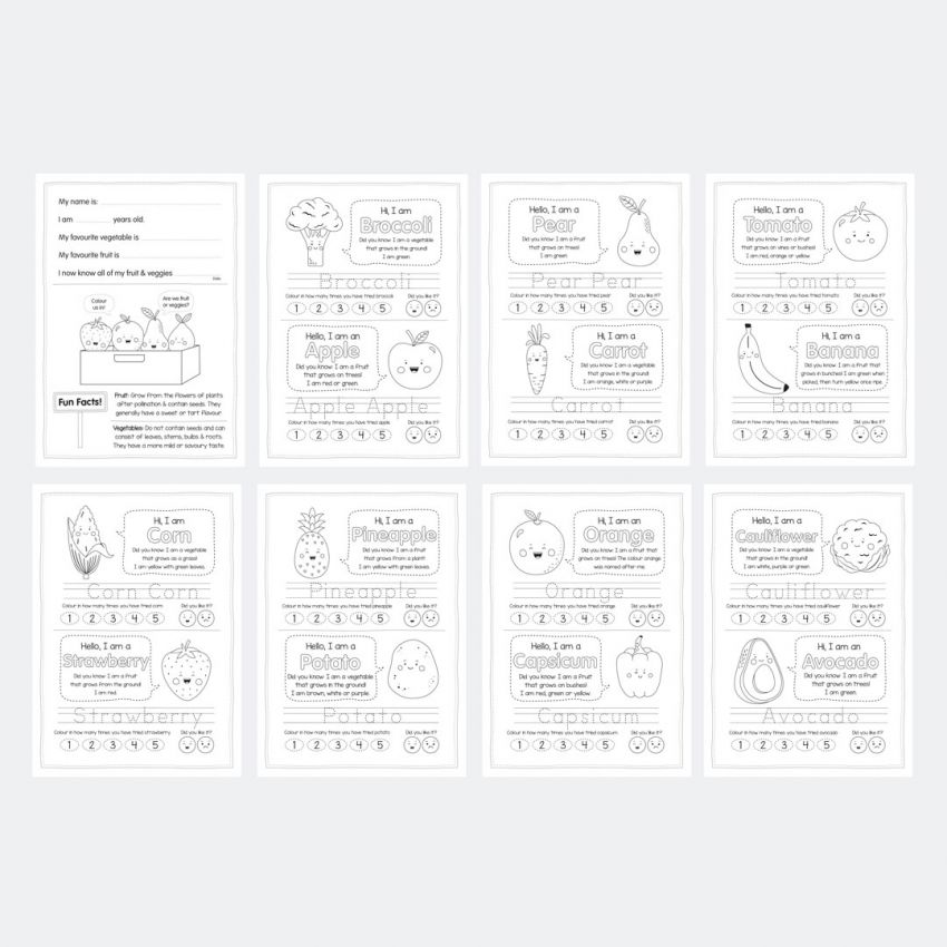Fruit & Vegetables Activity Book gallery image №3
