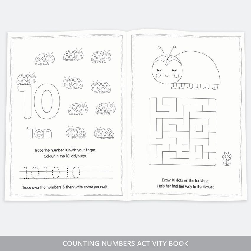ABC & Numbers Activity Book Pack product preview image