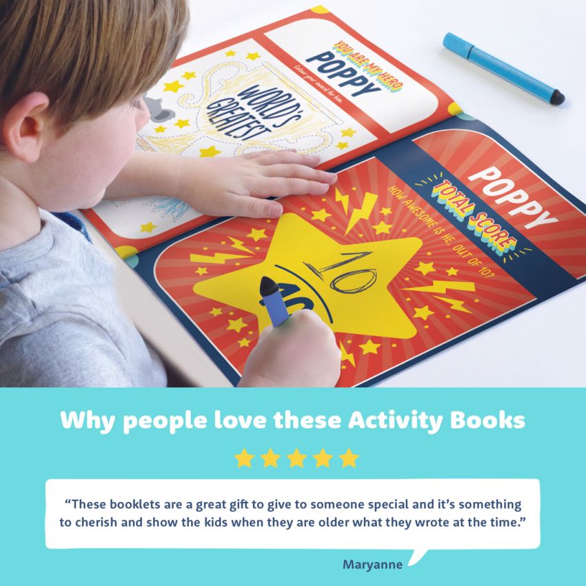 Best Dad Activity Booklet product preview image