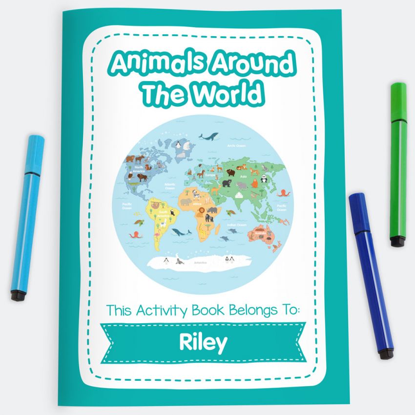 Animals For Kids Activity Book product preview image