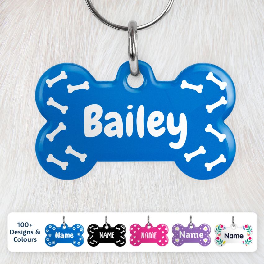 Premium Dog Bone Tags gallery image №1