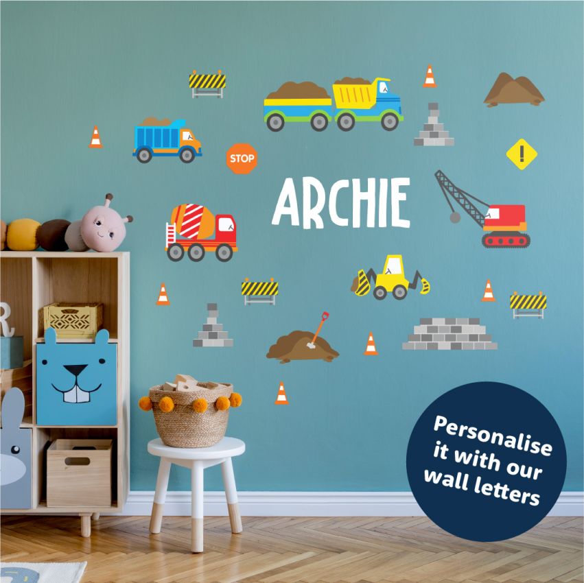 Construction Wall Stickers product preview image