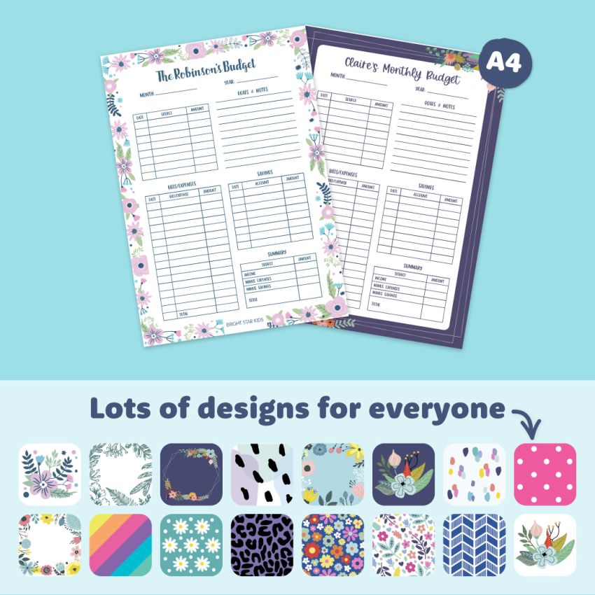 Budget Planner Notepad product preview image