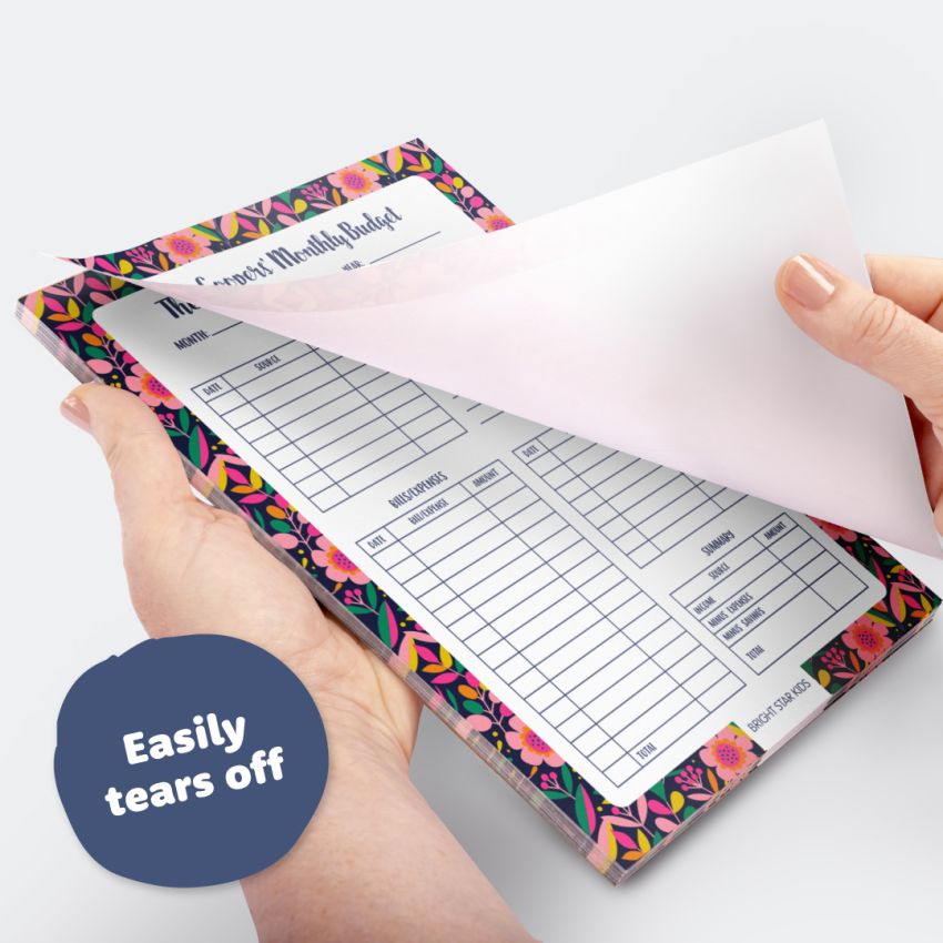 Budget Planner Notepad product preview image