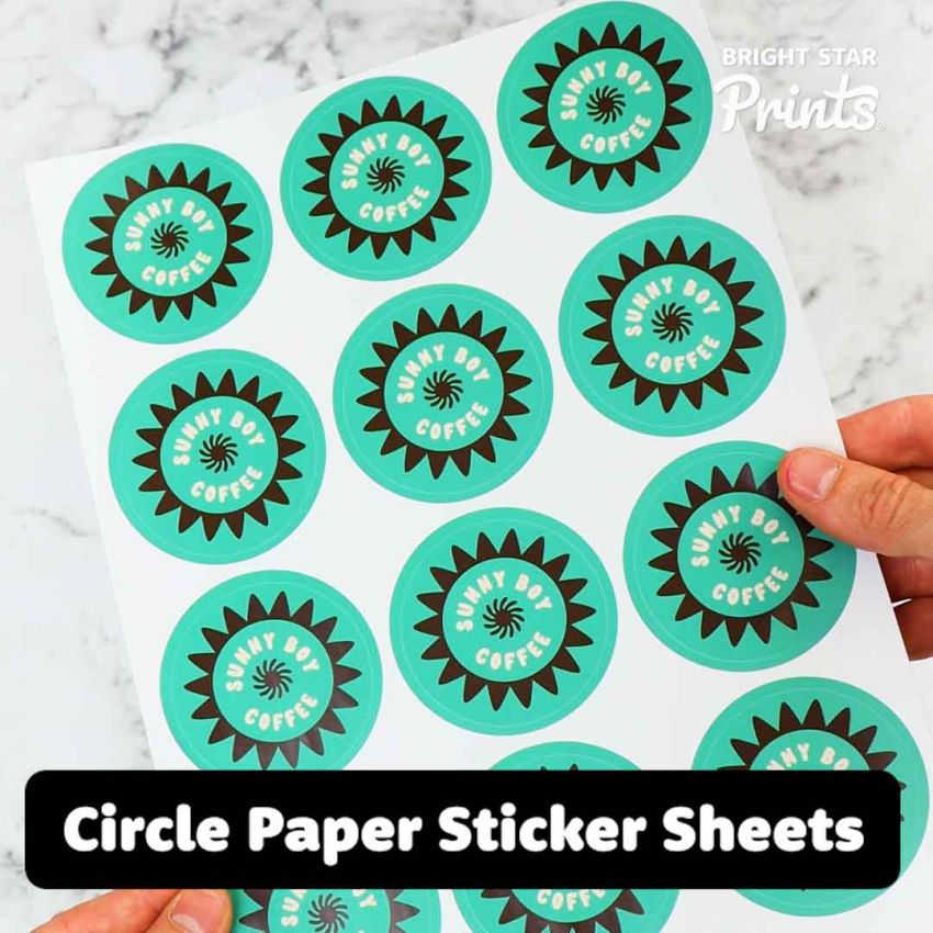 Circle Paper Sticker Sheets gallery image №3