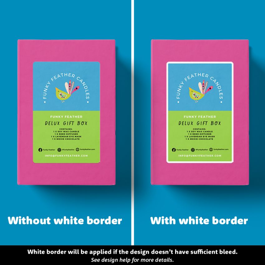 Rectangle Vinyl Sticker Sheets product preview image