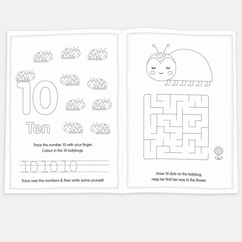 Counting Numbers Activity Book product preview image