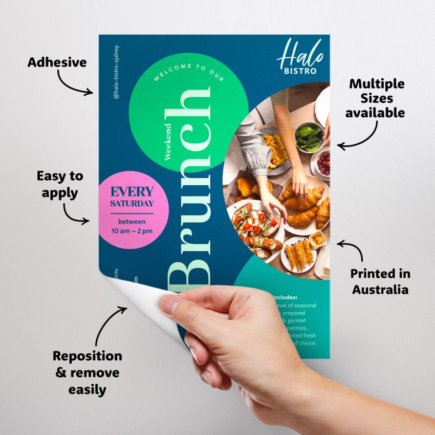 Self Adhesive Posters gallery image №1