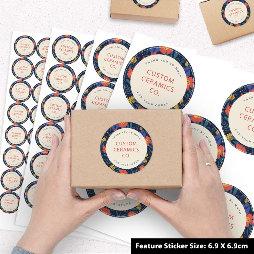 Circle Vinyl Sticker Sheets product preview image