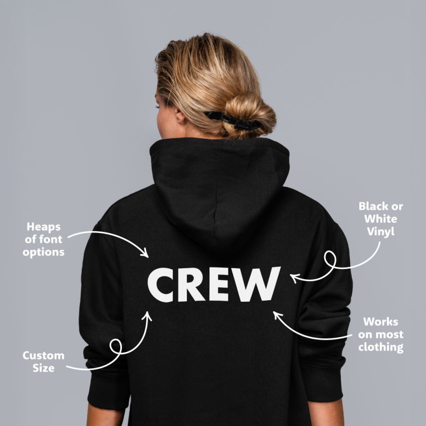 Custom Heat Transfer Vinyl Letters gallery image №1