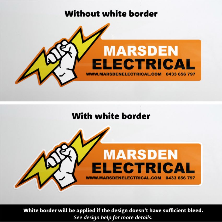 Laminated Bumper Stickers product preview image