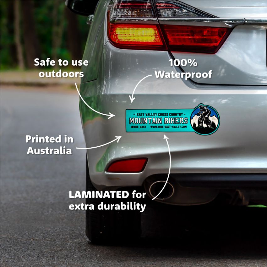 Laminated Bumper Stickers product preview image
