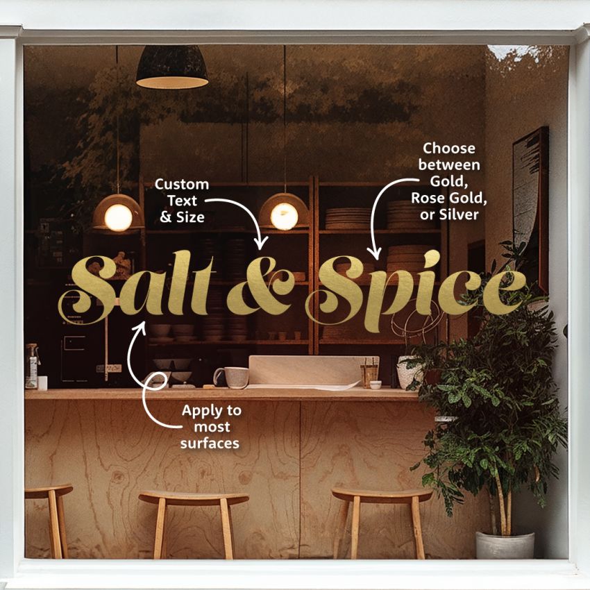 Metallic Vinyl Lettering gallery image №1