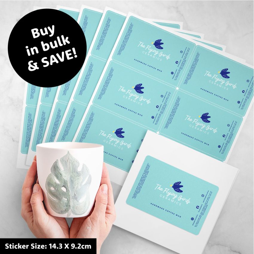 Rectangle Vinyl Sticker Sheets product preview image