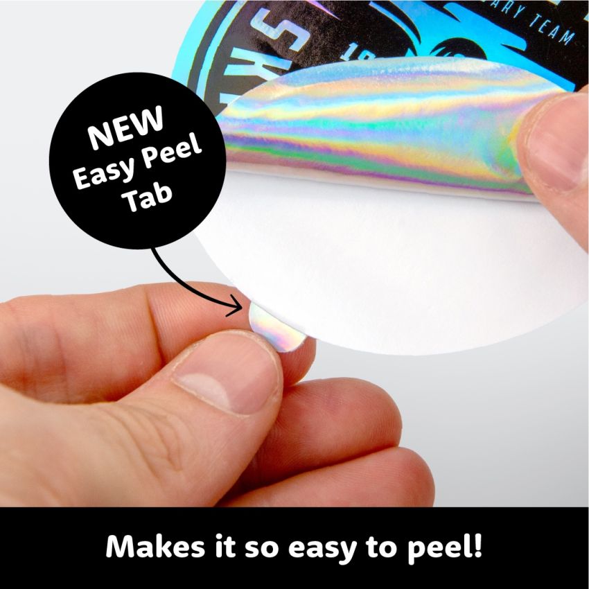 Holographic Tough Stickers gallery image №3