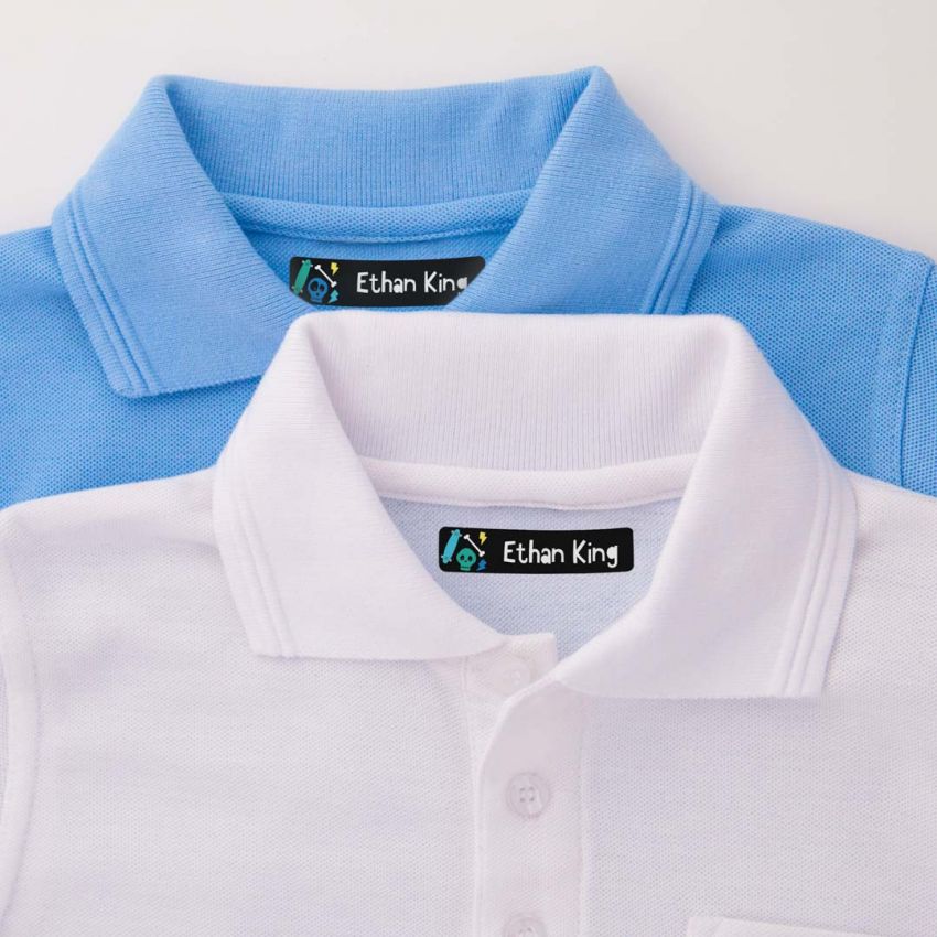 Designer Small Iron On Clothing Name Labels gallery image №2