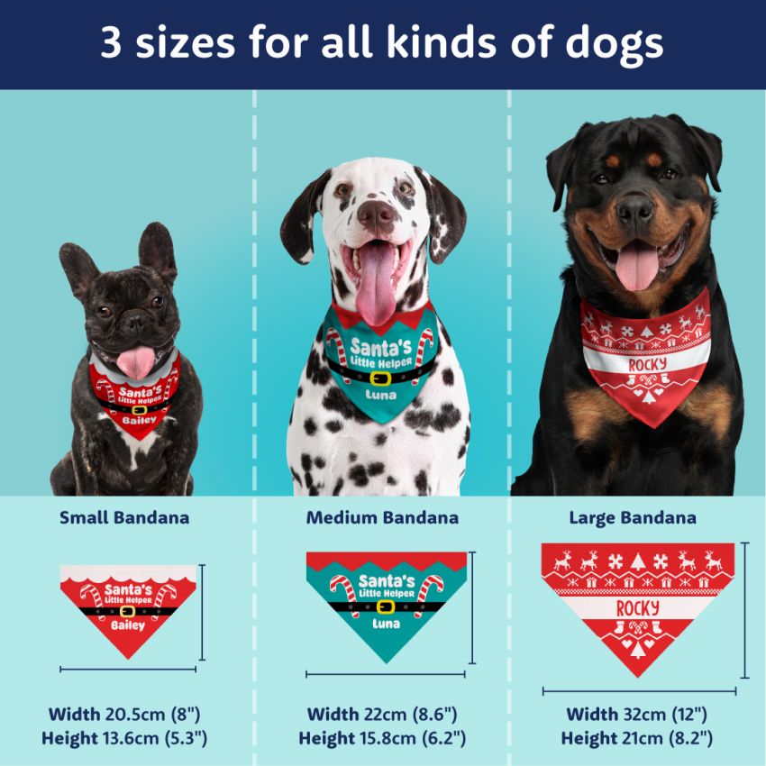 Christmas Dog Bandanas product preview image
