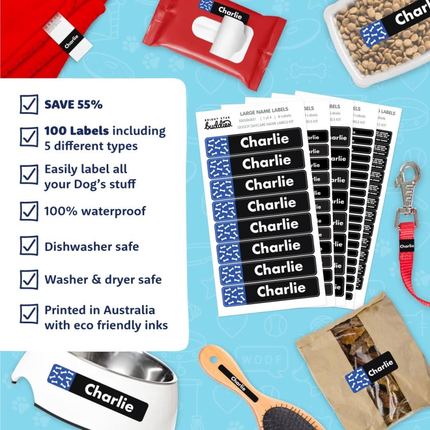 Doggy Daycare Name Labels Kit gallery image №2