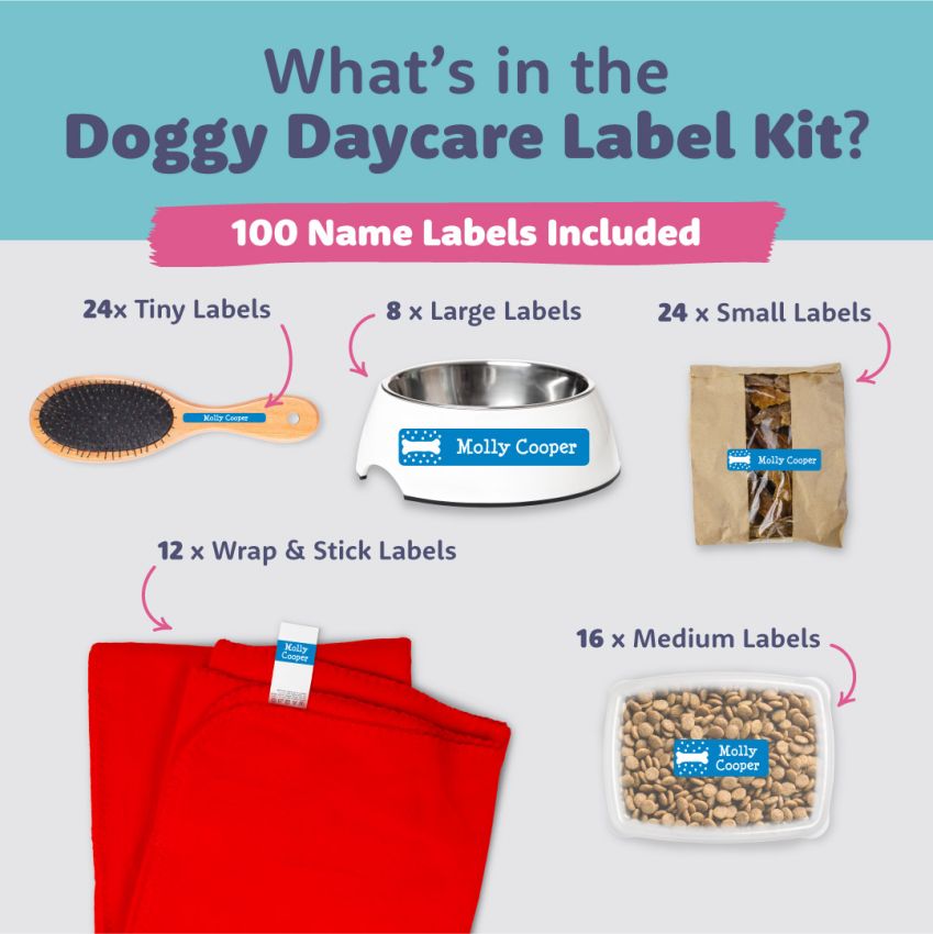 Doggy Daycare Name Labels Kit gallery image №4