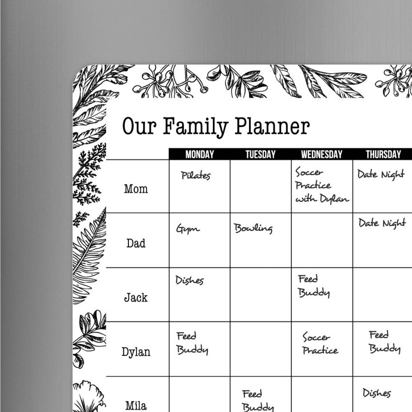 Dry Erase Family Planner gallery image №1
