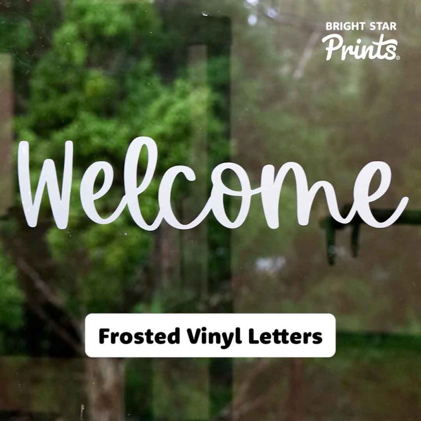 Frosted Vinyl Lettering gallery image №1