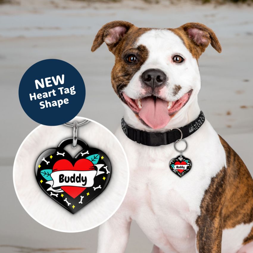 Premium Heart Dog Tags gallery image №3