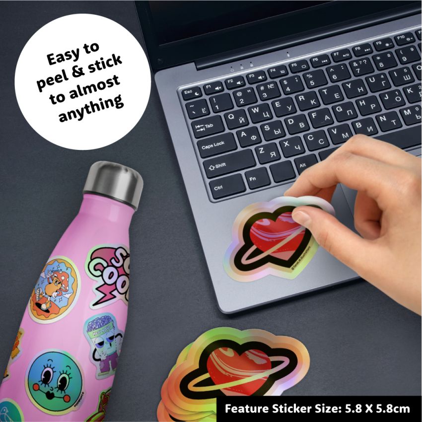 Holographic Die Cut Stickers product preview image