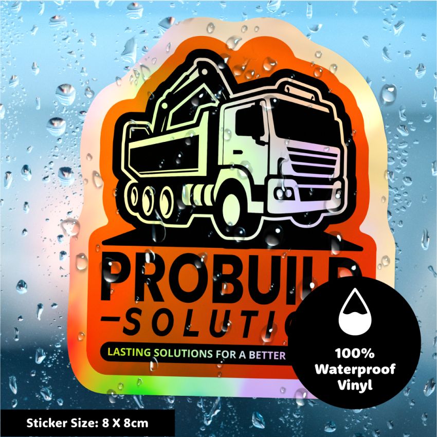 Holographic Die Cut Stickers product preview image