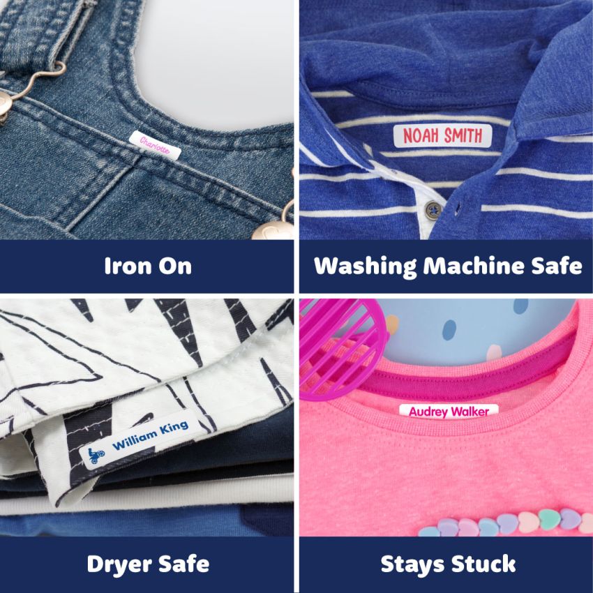 Iron On Name Labels Value Kit product preview image