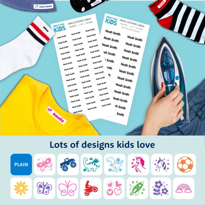 Iron On Name Labels Value Kit gallery image №1