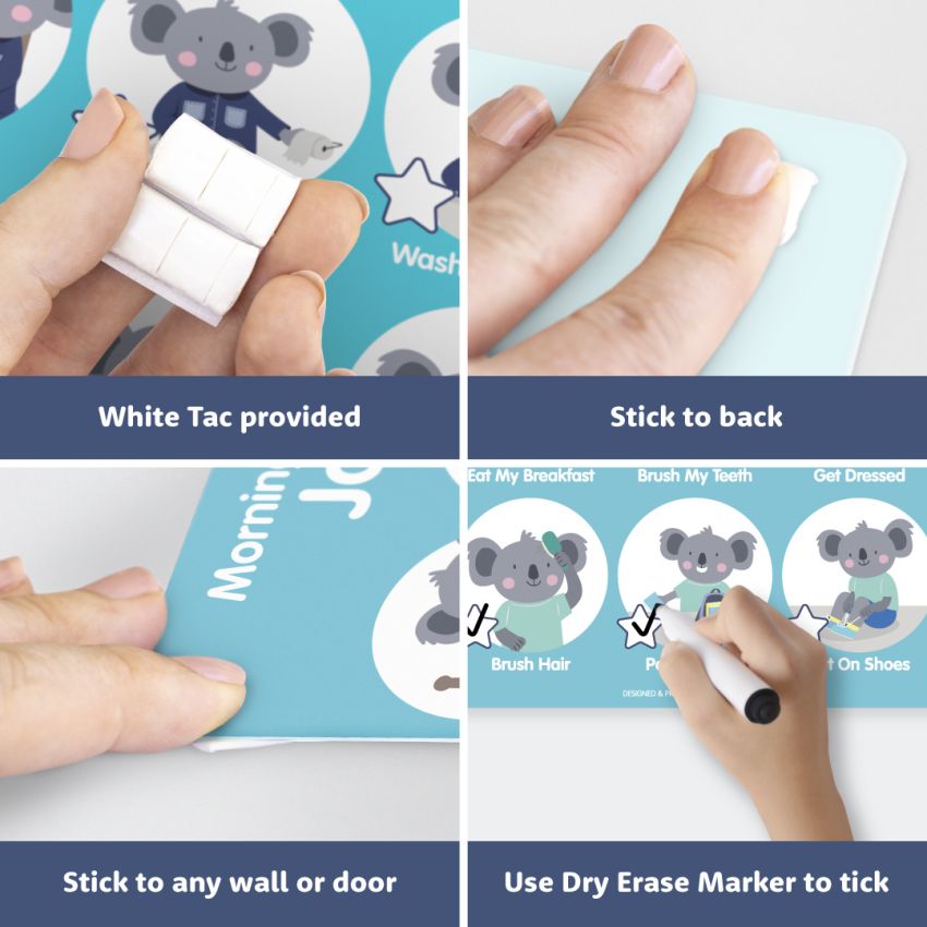 Dry Erase Kids Routine Chart gallery image №3