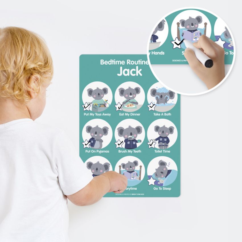 Dry Erase Kids Routine Chart gallery image №1