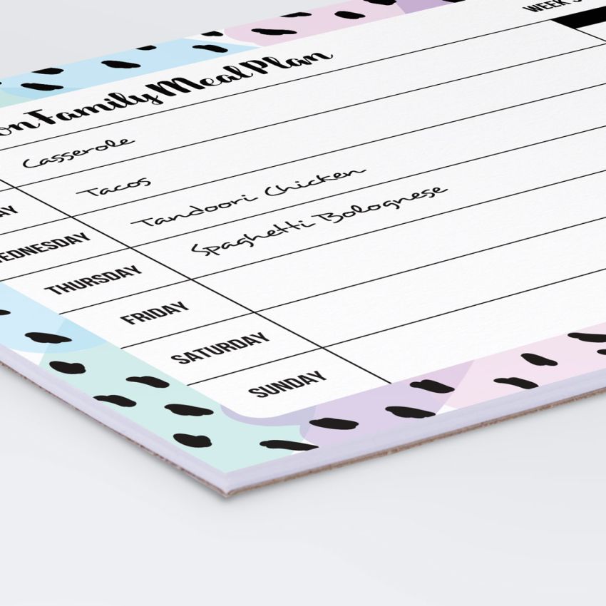 Meal Planner Notepads product preview image