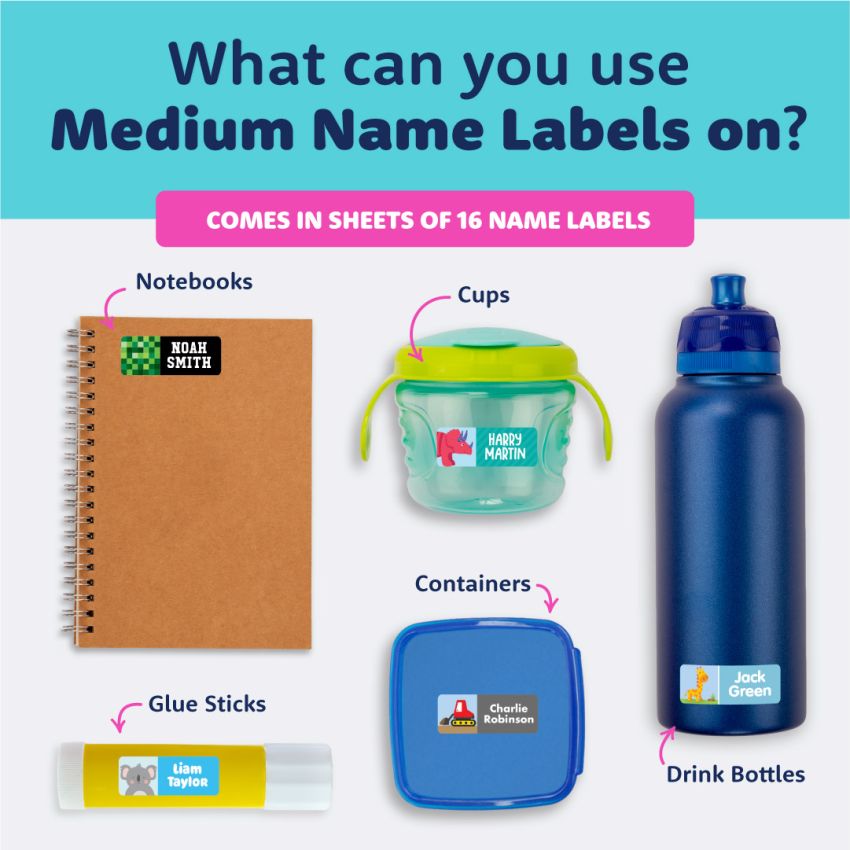 Designer Medium Name Labels product preview image