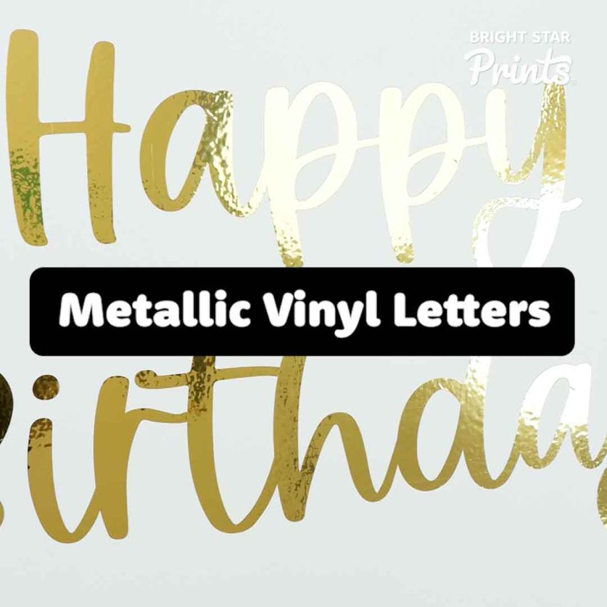 Metallic Vinyl Lettering gallery image №3