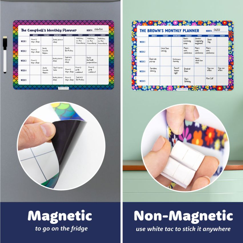Dry Erase Monthly Planner product preview image