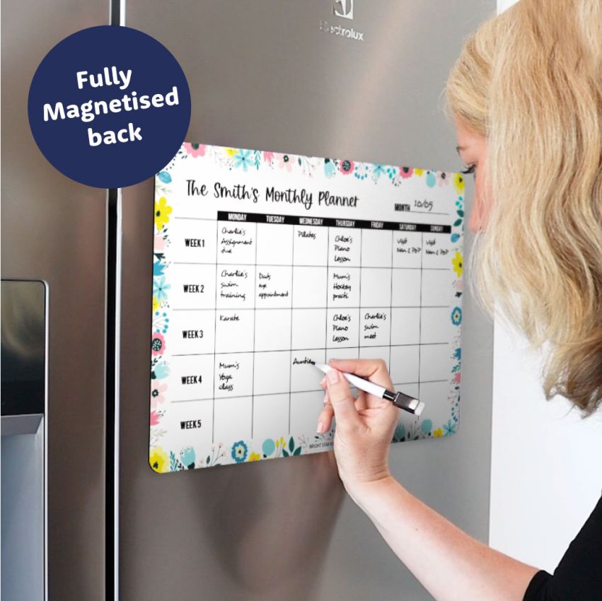 Dry Erase Monthly Planner product preview image
