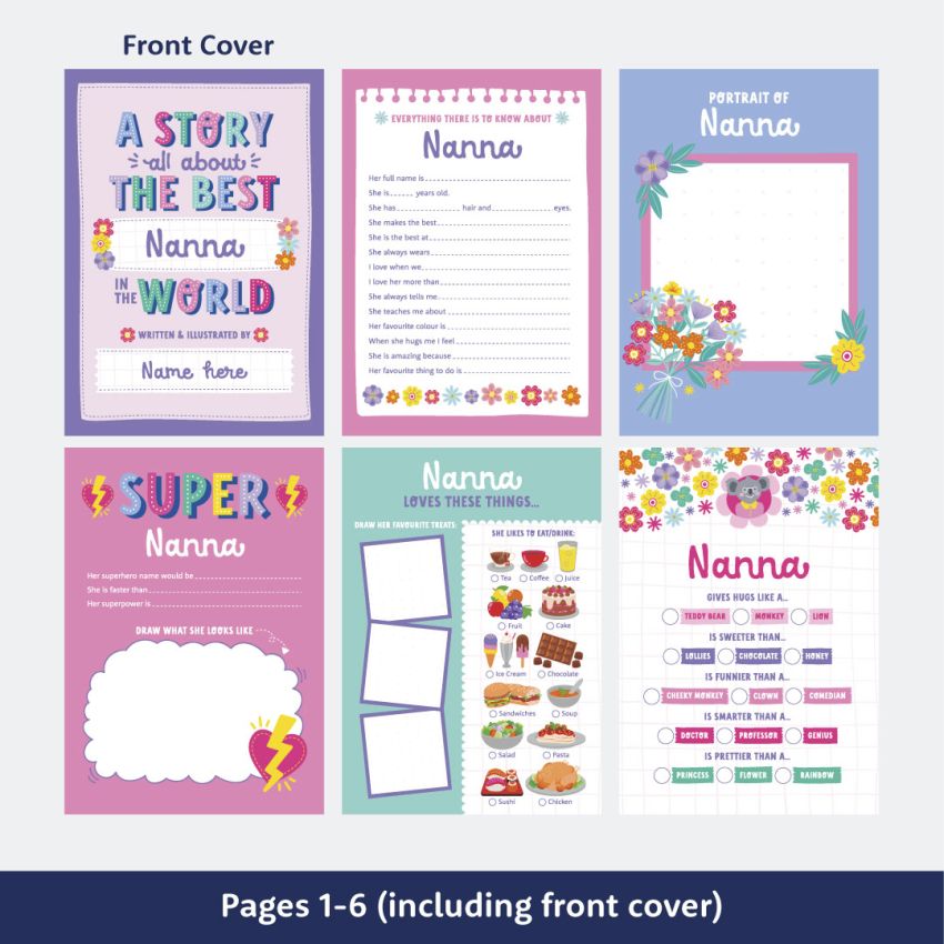 Best Grandma Activity Booklet product preview image